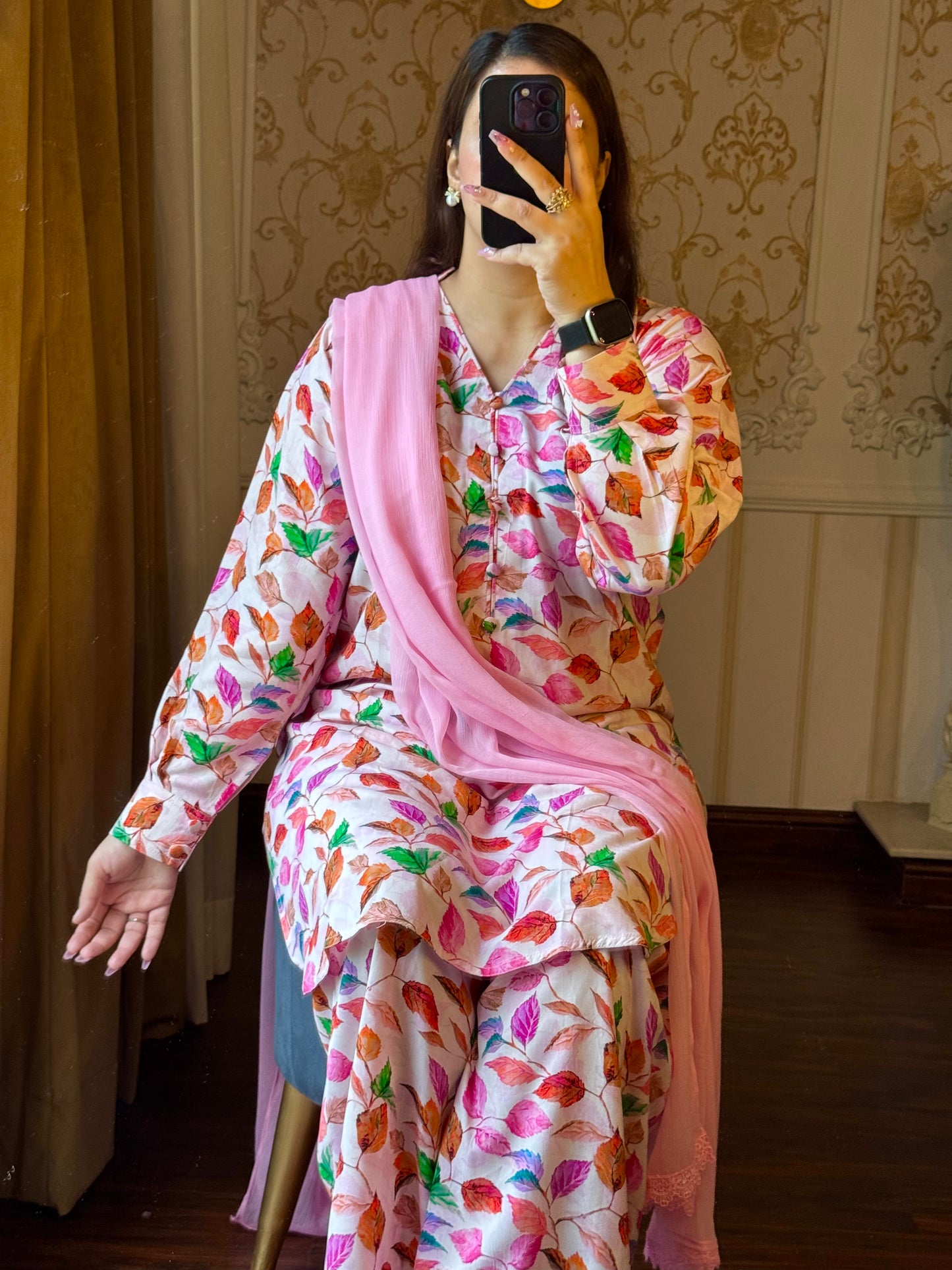 2 Piece Premium Linen Suit-Printed (Pret)