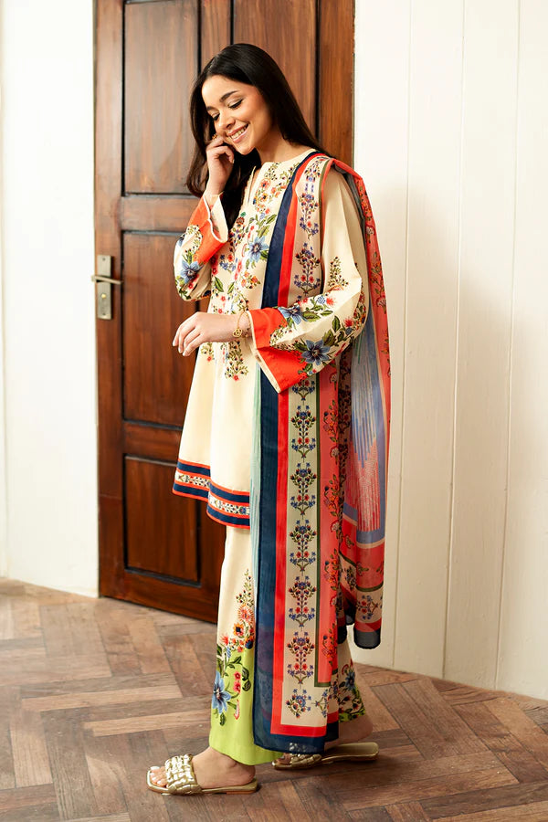 2 Piece Lawn Printed co-ords set