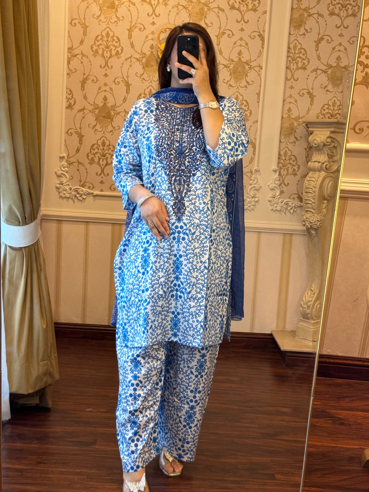 3 Piece Embroidered Lawn