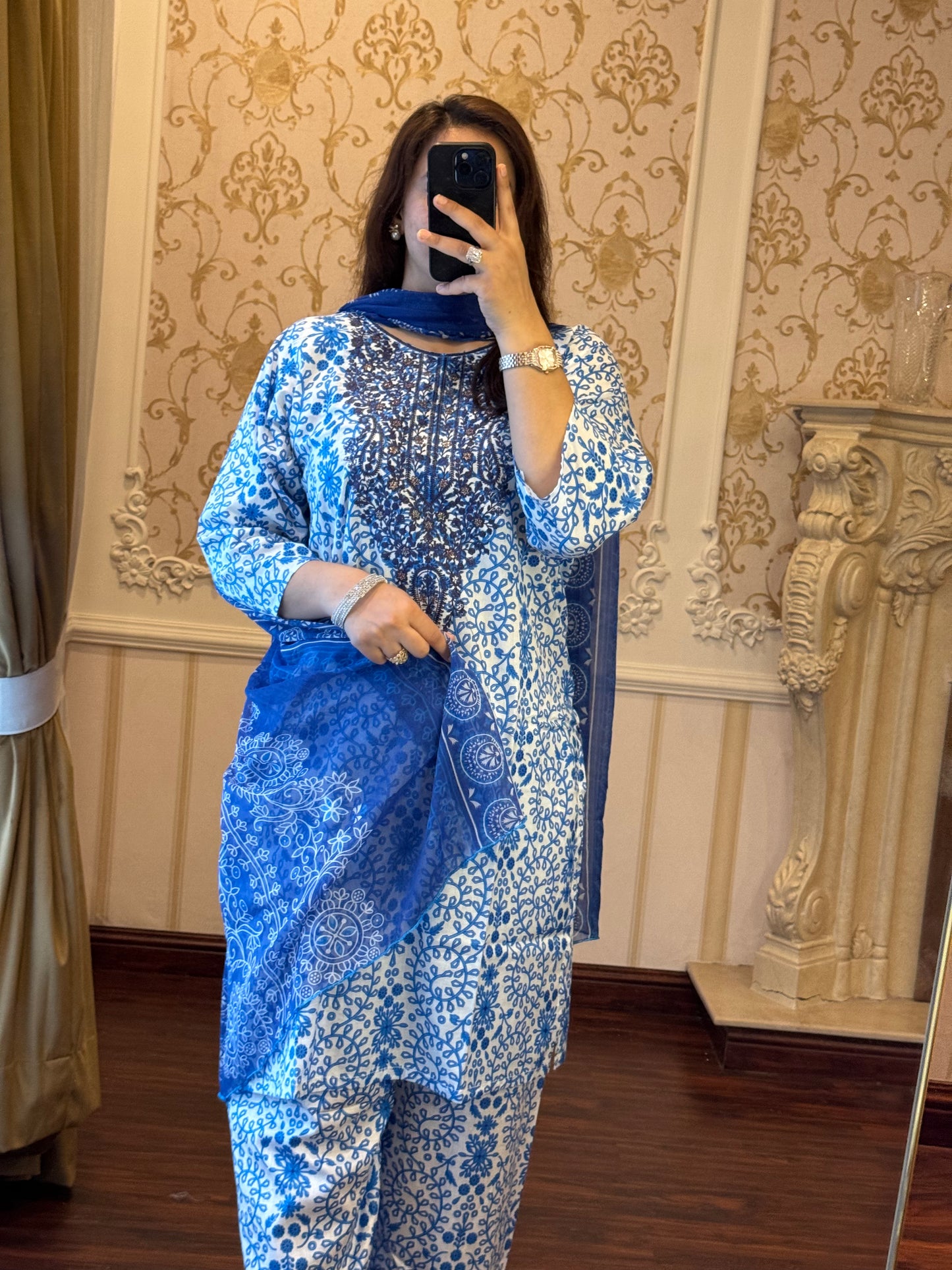 3 Piece Embroidered Lawn