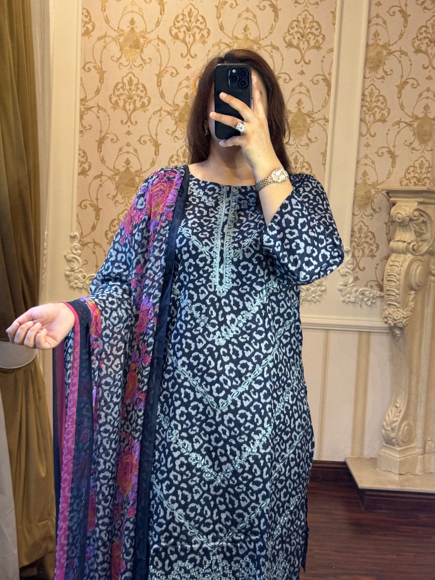 3 Piece Embroidered Lawn