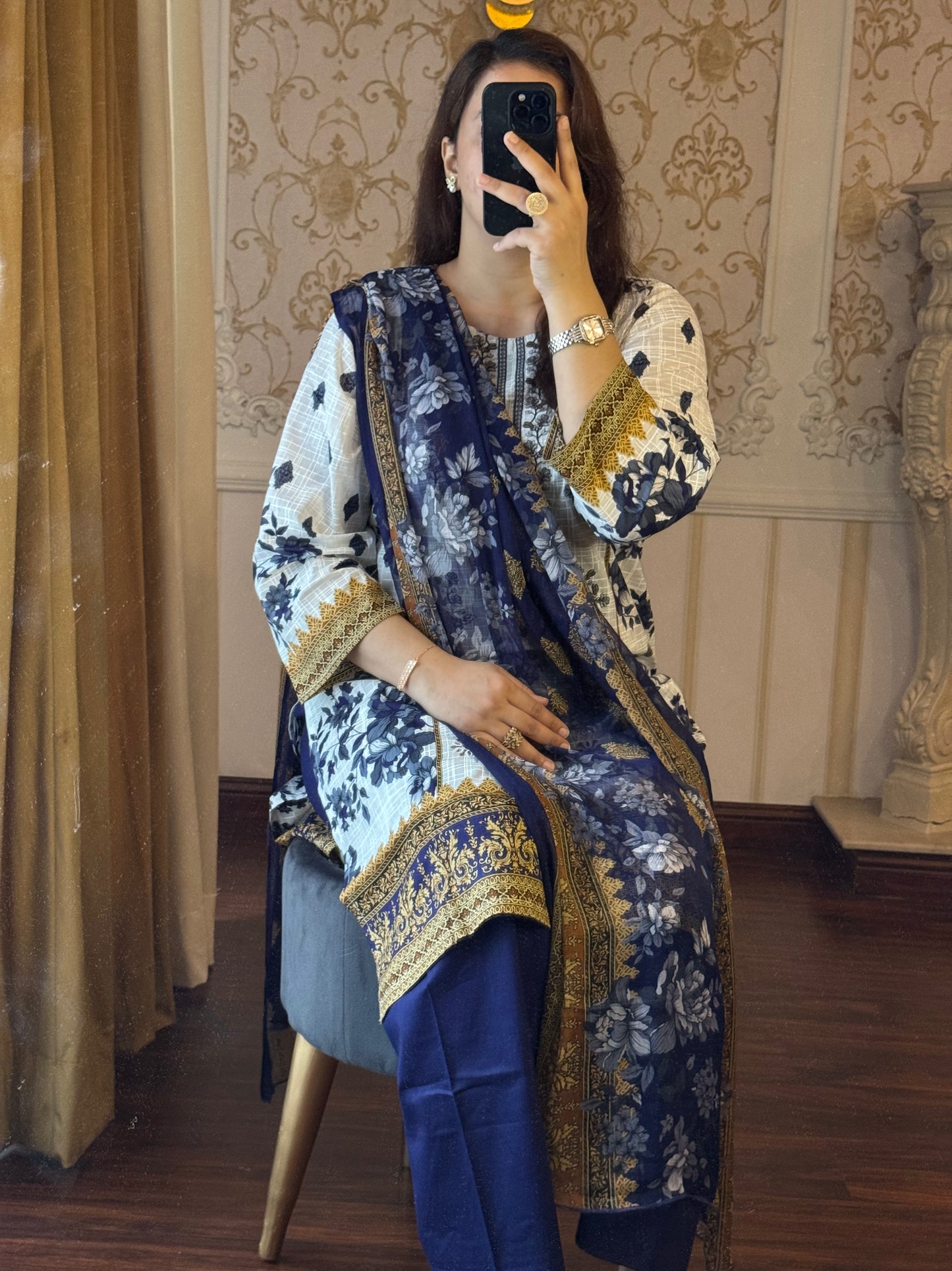 3 Piece Embroidered Lawn