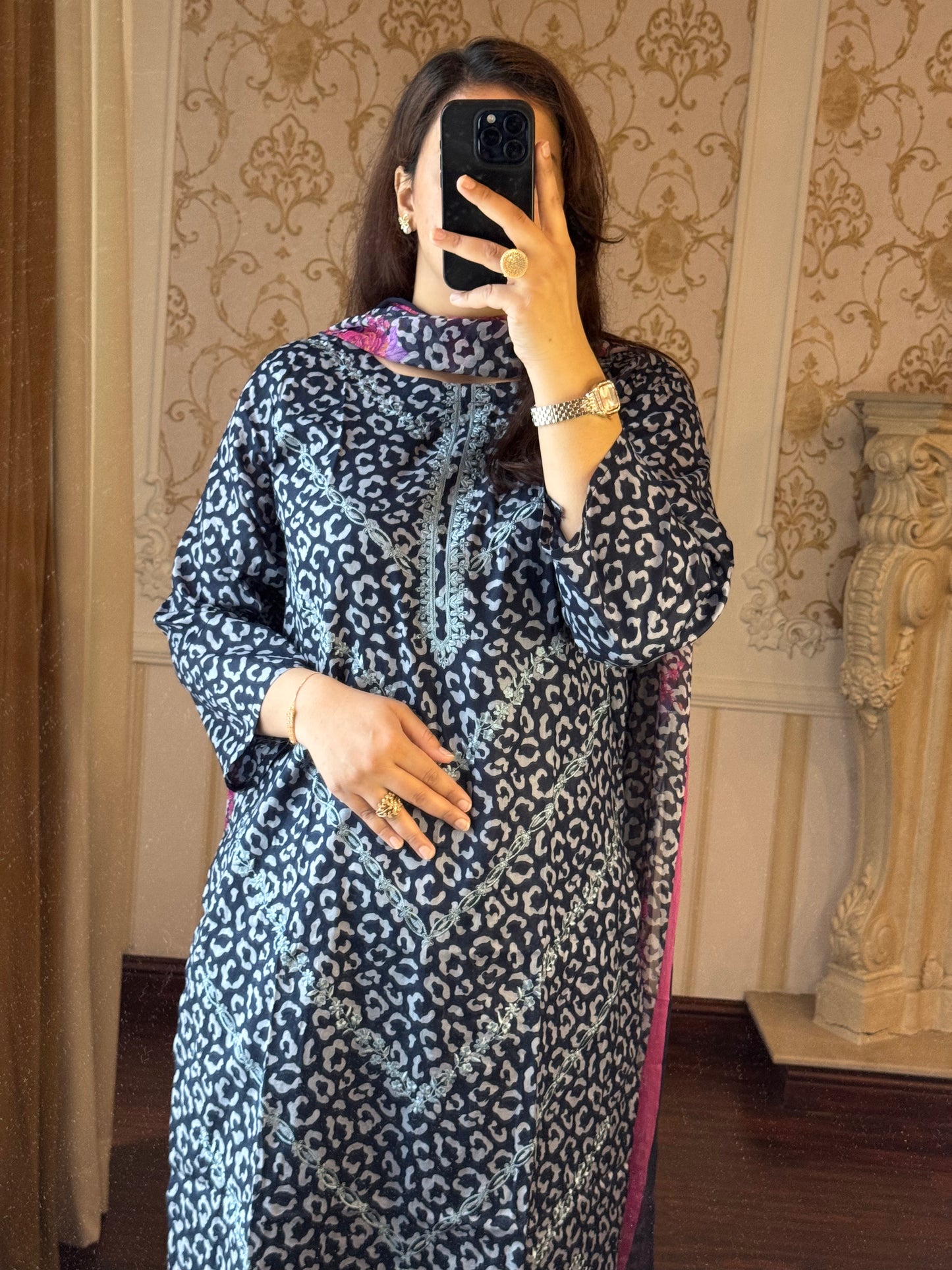 3 Piece Embroidered Lawn