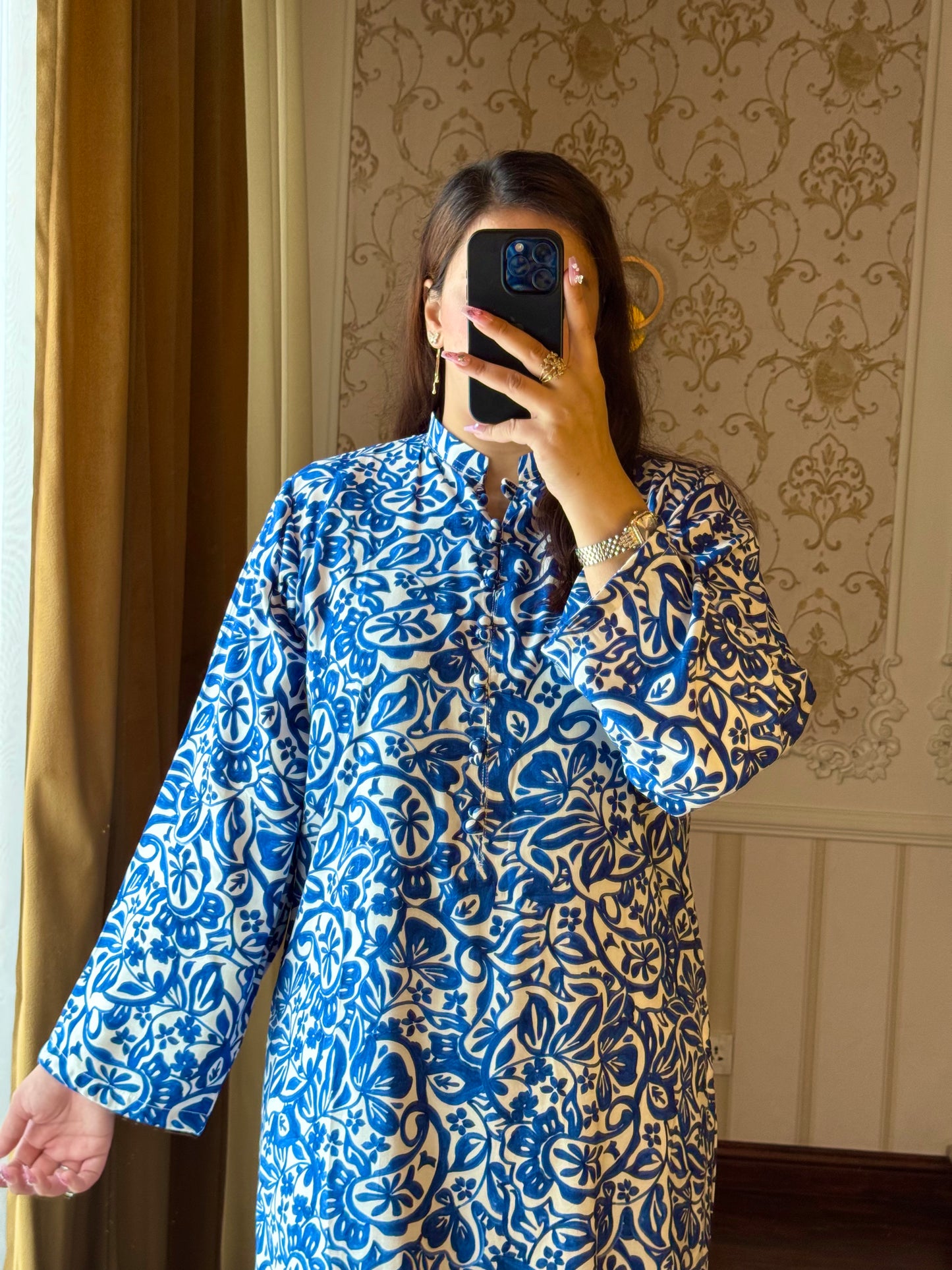 2 Piece Premium Linen Suit-Printed (Pret)