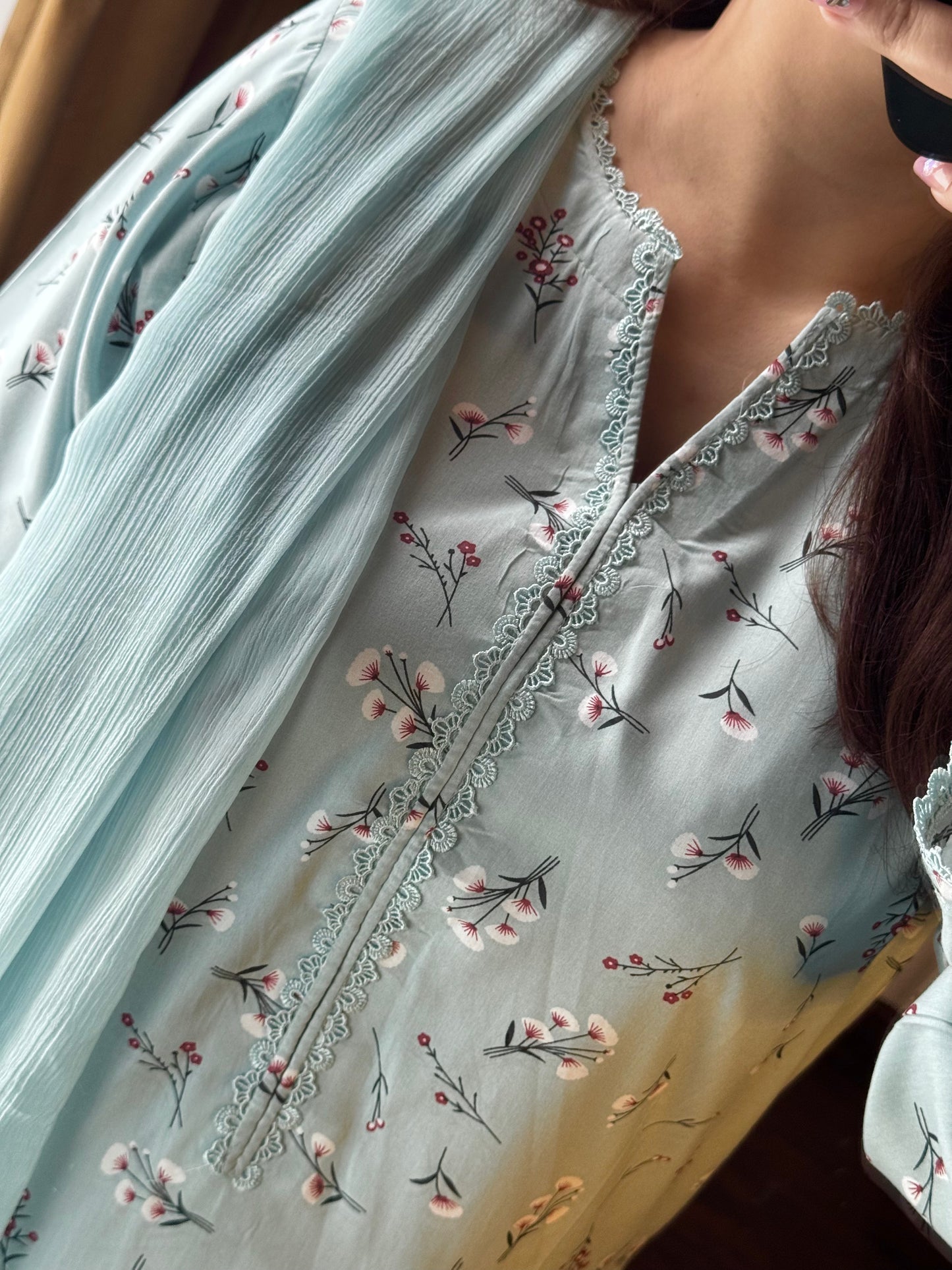 2 Piece Premium Linen Suit-Printed (Pret)