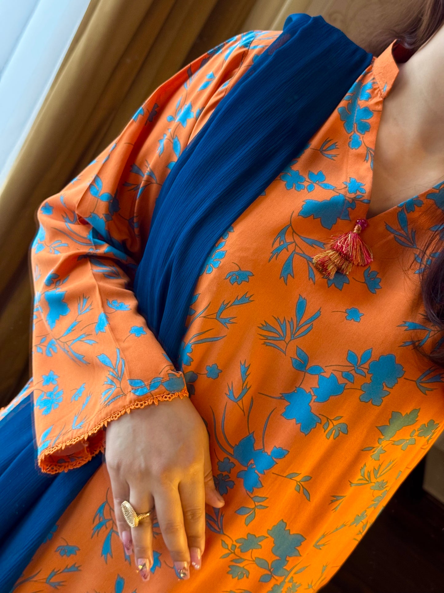 2 Piece Premium Linen Suit-Printed (Pret)