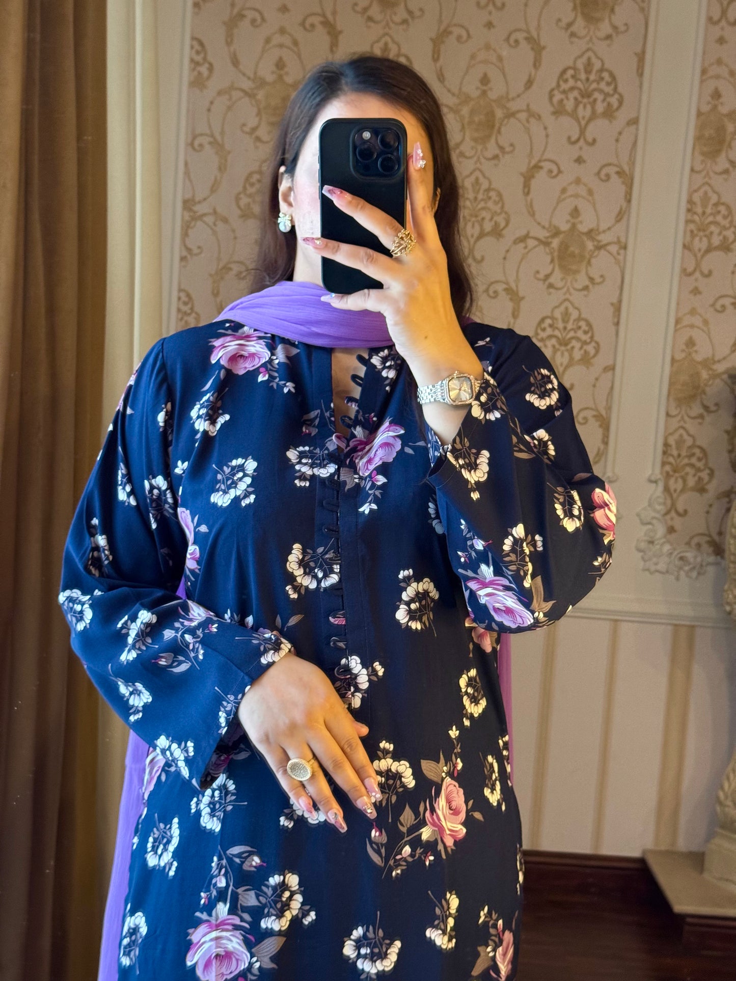 2 Piece Premium Linen Suit-Printed (Pret)