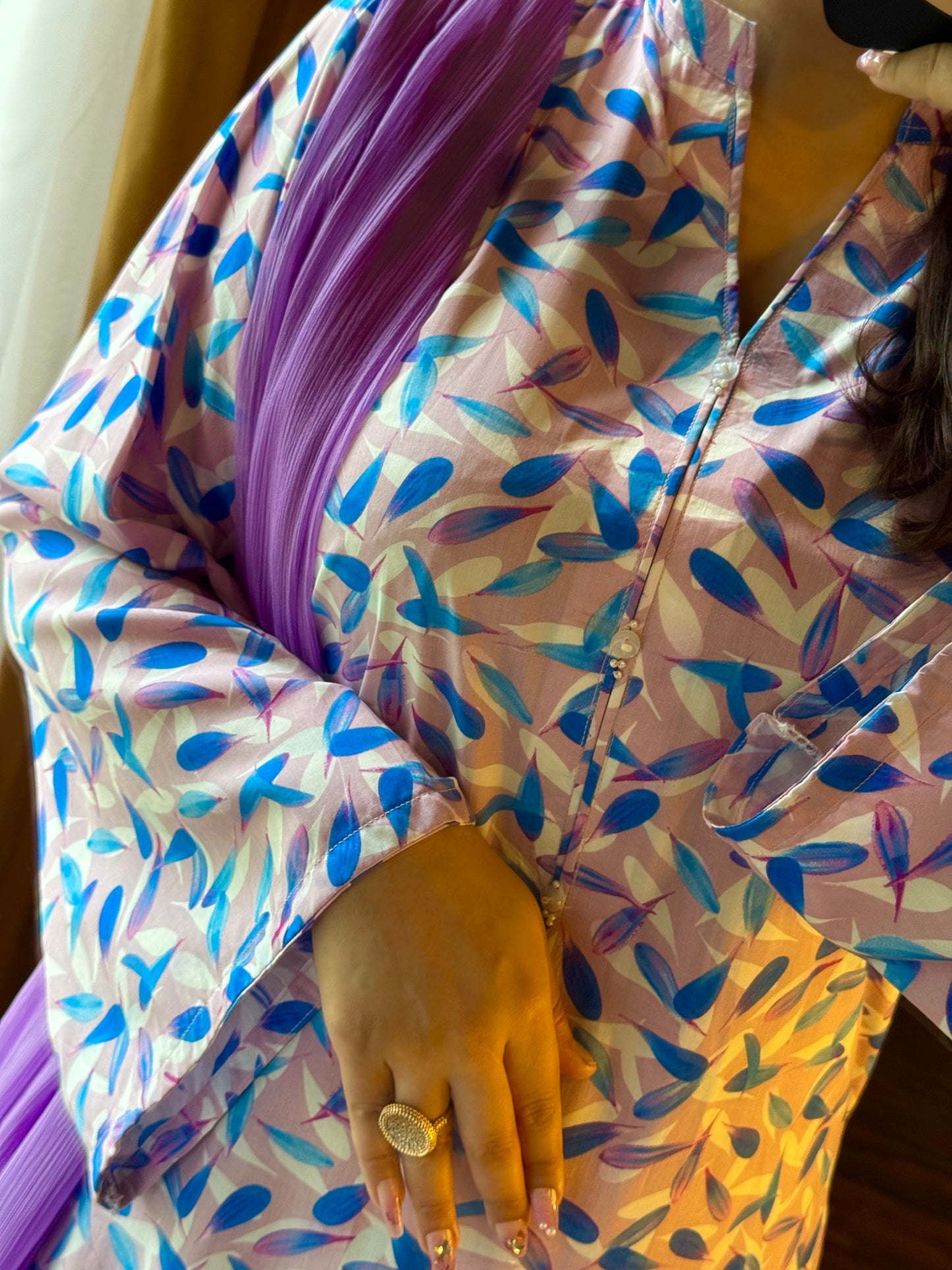 2 Piece Premium Linen Suit-Printed (Pret)