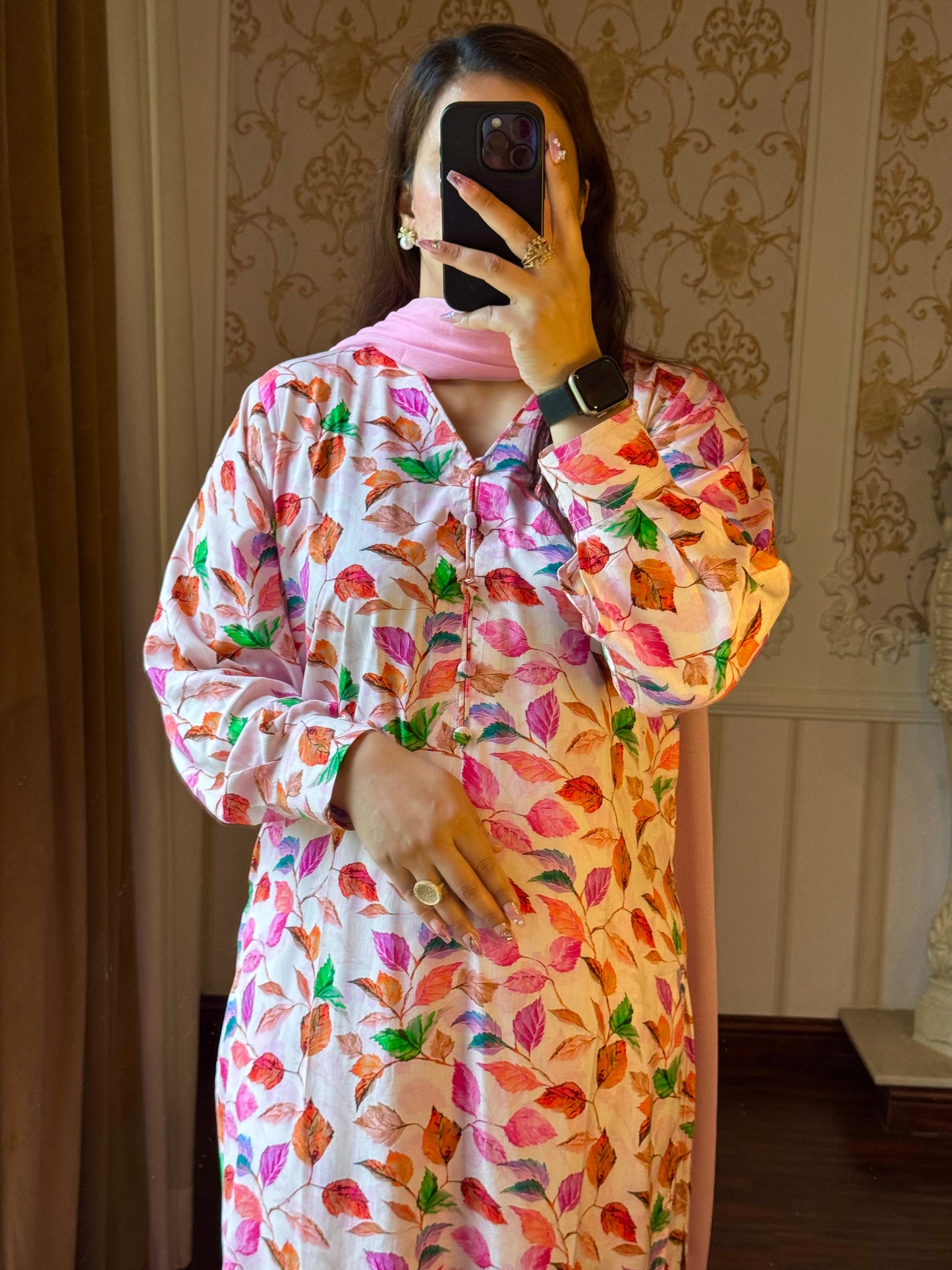 2 Piece Premium Linen Suit-Printed (Pret)