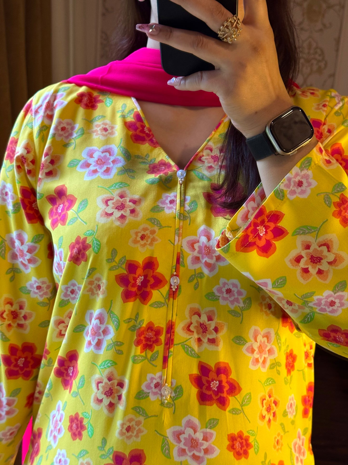 2 Piece Premium Linen Suit-Printed (Pret)