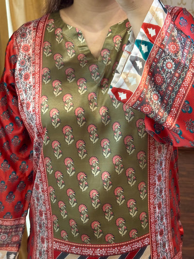 2 Piece Printed Co-ords Set