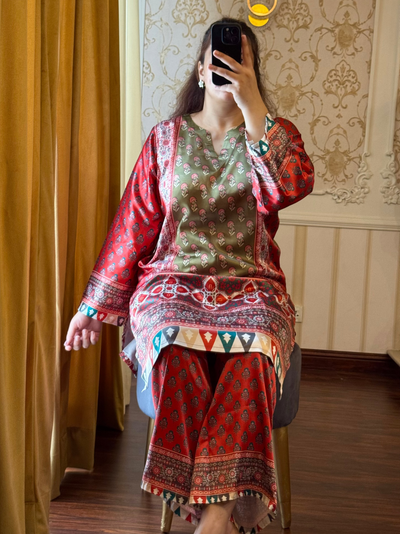 2 Piece Printed Co-ords Set