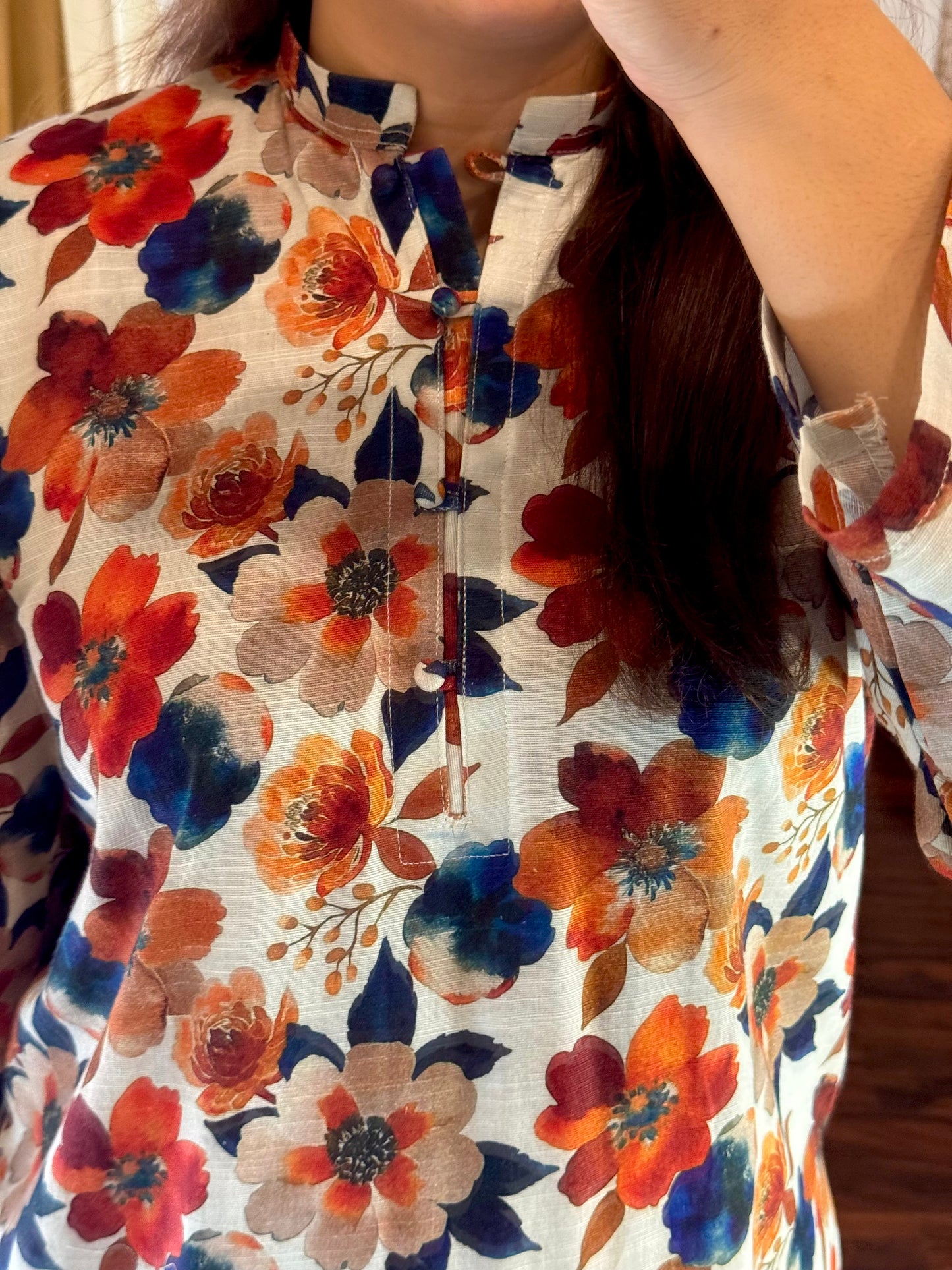 2 Piece Light Khaddar Suit-Printed (Pret)