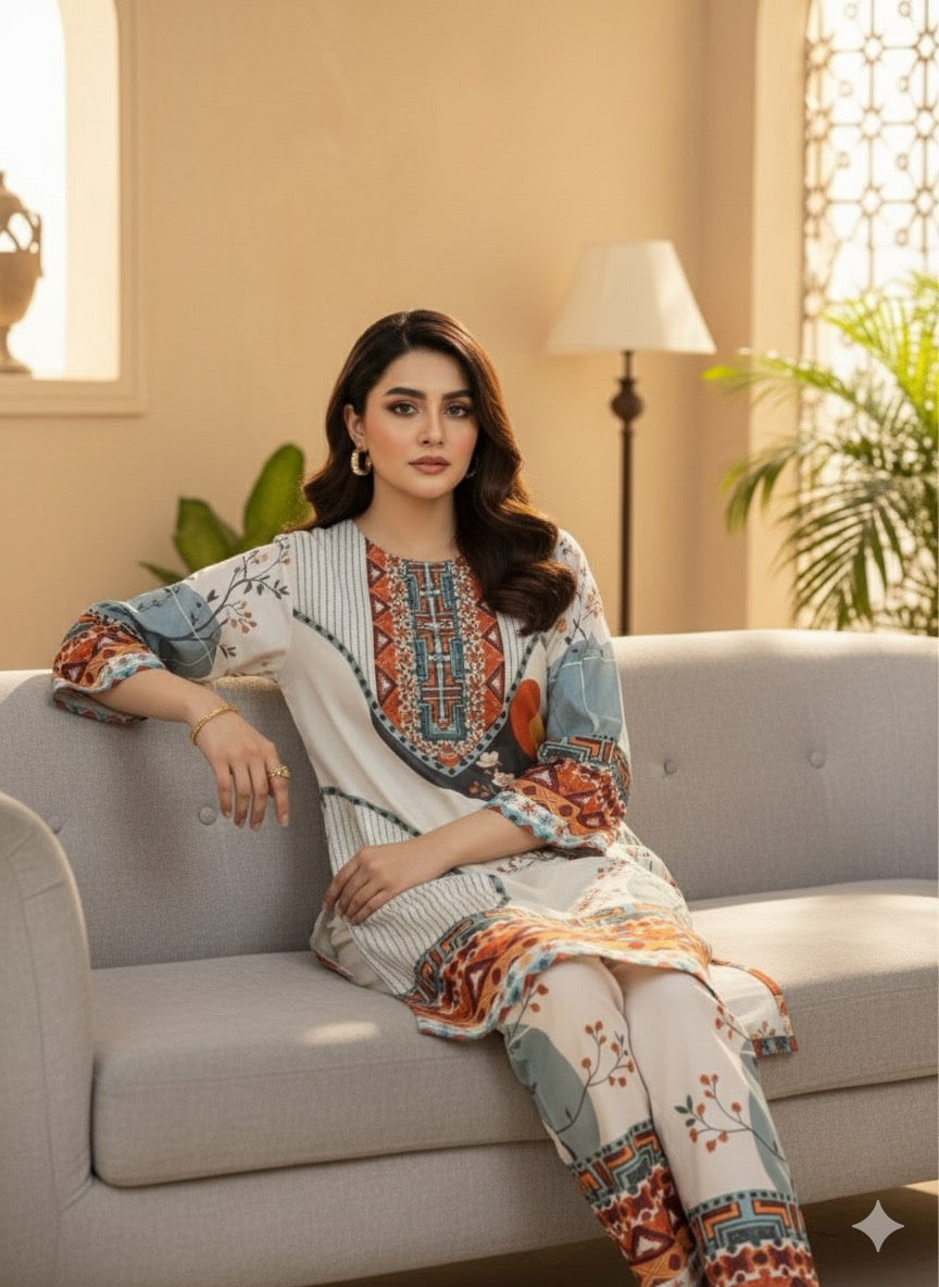 2 Piece Printed co-ords set