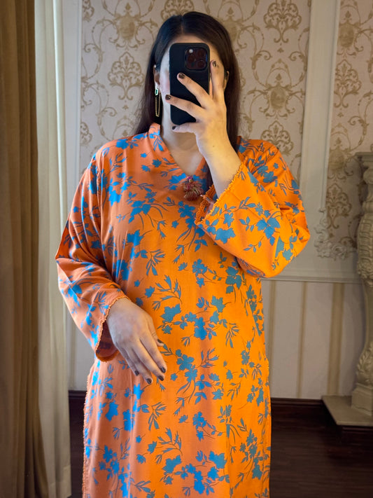 2 Piece Premium Linen Suit-Printed (Pret)