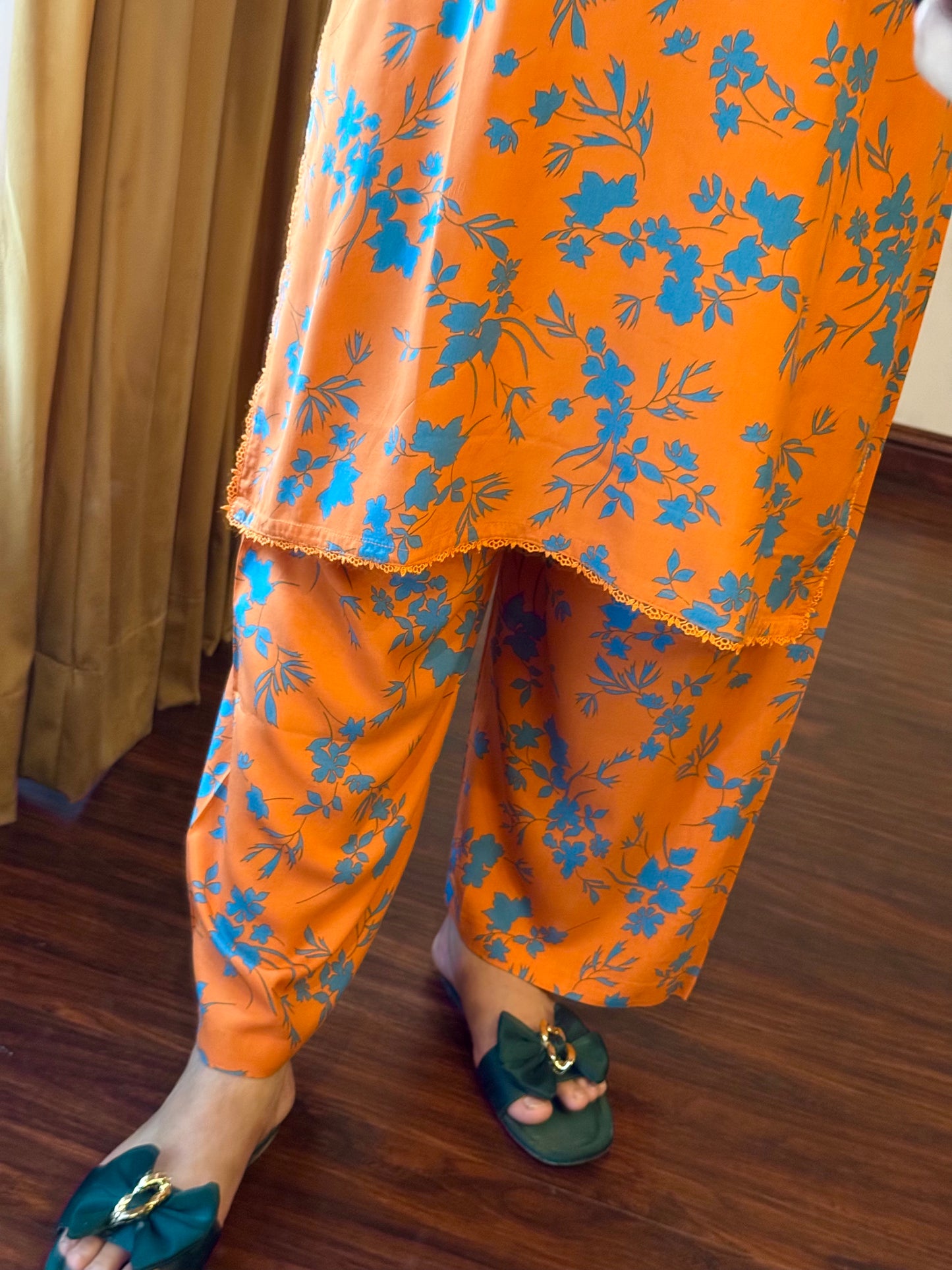 2 Piece Premium Linen Suit-Printed (Pret)